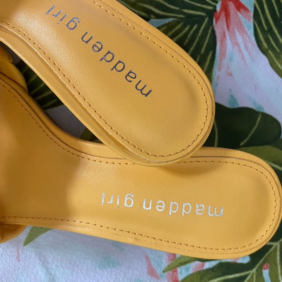 Madden Girl “Shanaa” Braided Kitten-Heel Mules - Picture 12 of 15